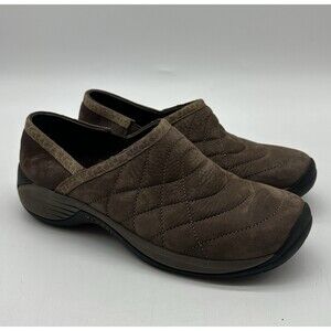 Merrell Encore Quilt Bracken Brown Leather Walking Shoes Women's Size 9.5 J66576